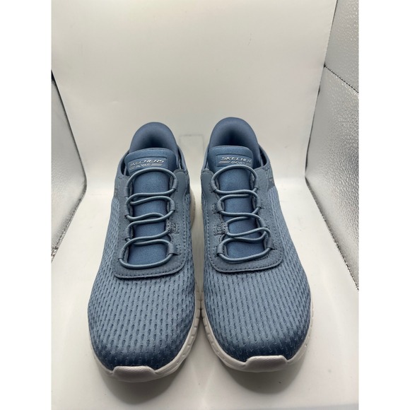 Skechers Shoes - Skechers BOBS Sport‎ Allegiance Slip Ins Womens Blue Memory Foam Sneakers Size 6